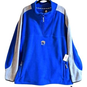 New Vintage Kentucky Wildcats 2X Team Starter Offical Fleece Zip Pull Over NWT